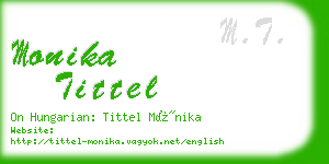 monika tittel business card